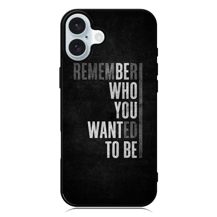 Motivational Quote iPhone 16 Plus Case QC10979
