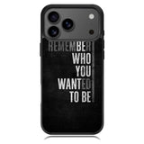 Motivational Quote iPhone 17 Pro Case RC10979