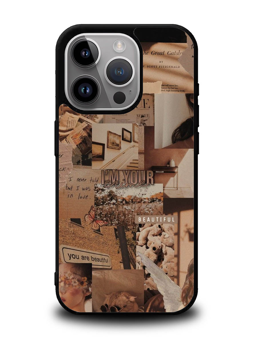 Aesthetic Brown iPhone 16 Pro Max Case OV11233