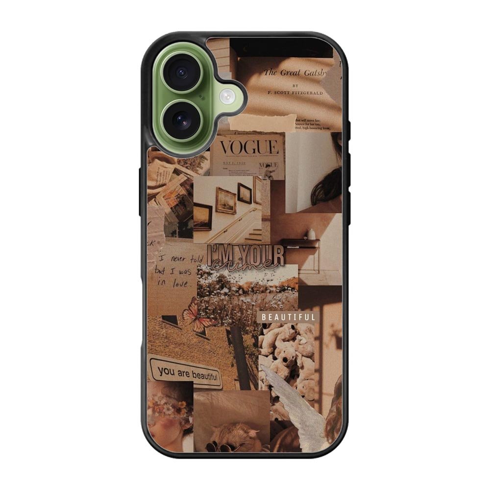 Aesthetic Brown iPhone 17 Case OV11233