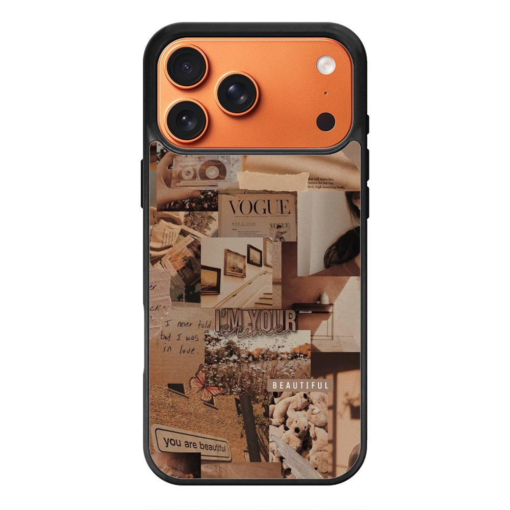 Aesthetic Brown iPhone 17 Pro Max Case OV11233