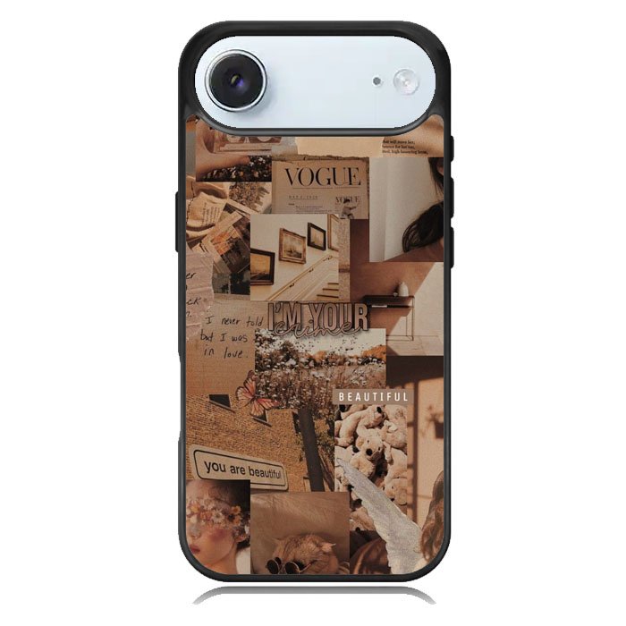 Aesthetic Brown iPhone 17 Air Case OV11233
