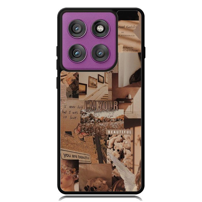 Aesthetic Brown Motorola Moto Edge 2025 | Moto Edge 60 Fusion | Moto Edge 60 Pro Case OV11233