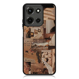 Aesthetic Brown Motorola Moto G 5G 2025 Case OV11233