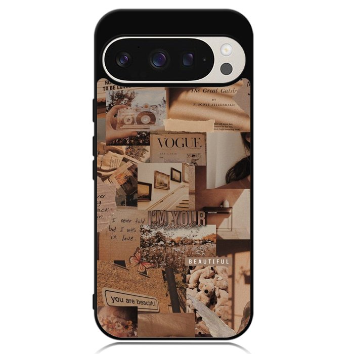 Aesthetic Brown Google Pixel 9 Pro XL Case OV11233