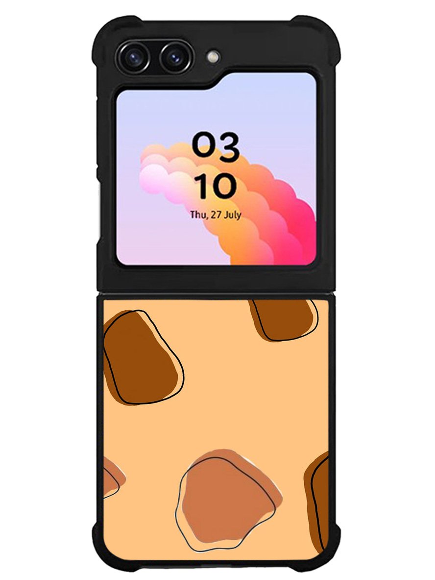 Aesthetic Brown Samsung Galaxy Z Flip 5 5G 2023 Case OV11136