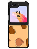 Aesthetic Brown Samsung Galaxy Z Flip 5 5G 2023 Case OV11136