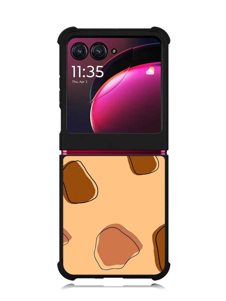 Aesthetic Brown Motorola Moto Razr Plus 2023 , Moto Razr+ 2023 Case OV11136