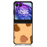 Aesthetic Brown Motorola Moto Razr Plus 2024 , Moto Razr+ 2024 Case OV11136