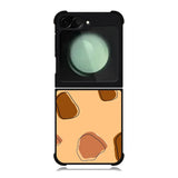 Aesthetic Brown Samsung Galaxy Z Flip 6 5G 2024 Case OV11136