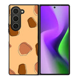 Aesthetic Brown Samsung Galaxy Z Fold 6 5G 2024 Case OV11136