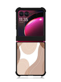 brown cream Motorola Moto Razr Plus 2023 , Moto Razr+ 2023 Case OV11186