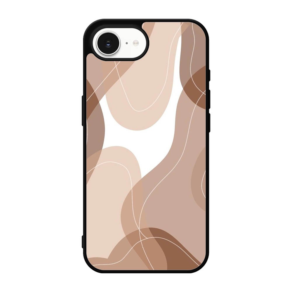 brown cream iPhone 17e Case QC11186