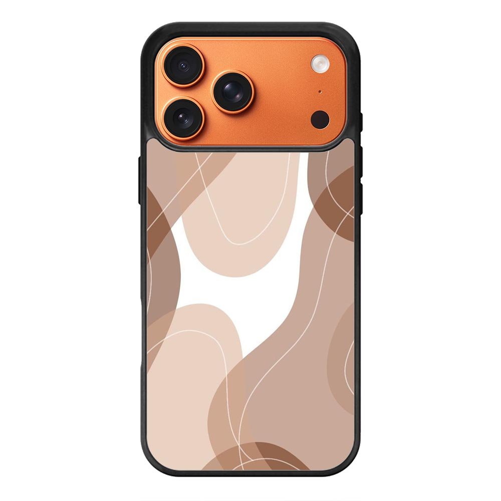 brown cream iPhone 17 Pro Case QC11186