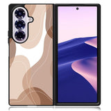 brown cream Samsung Galaxy Z Fold 7 Case OV11186