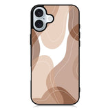 brown cream iPhone 16 Case QC11186