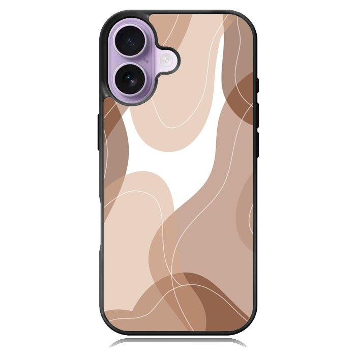 brown cream iPhone 17 Case OV11186