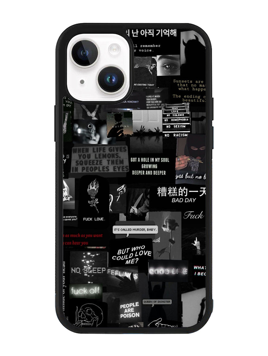 Dark Vibes iPhone 14 Plus Case QC11060