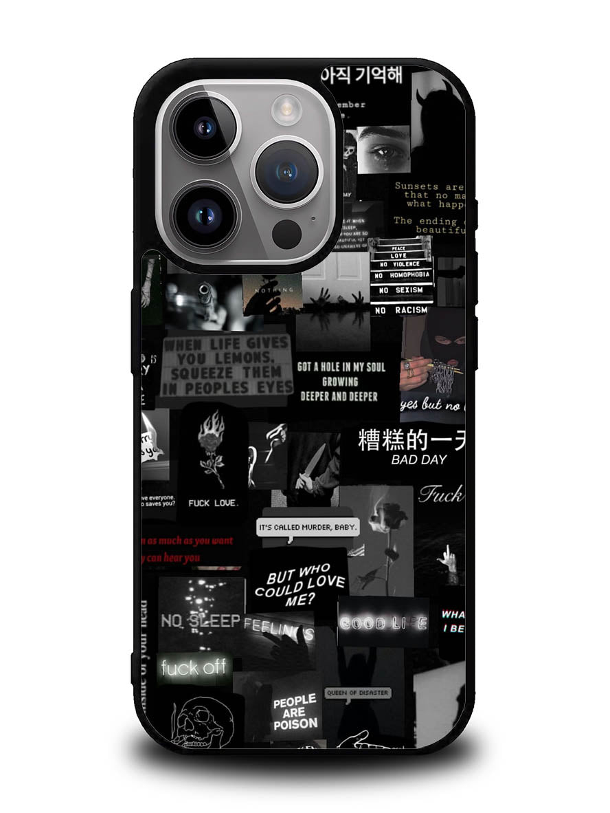 Dark Vibes iPhone 16 Pro Case OV11060