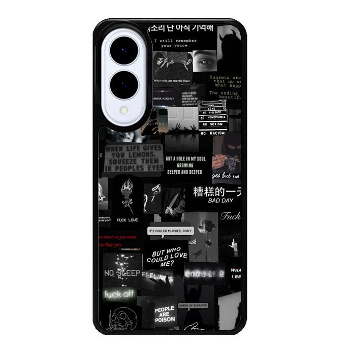 Dark Vibes Samsung Galaxy S25 Edge 5G Case OV11060