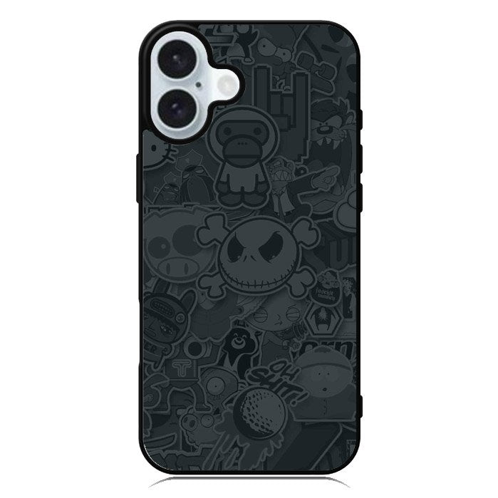 Graffiti Cartoon iPhone 16 Case QC11101