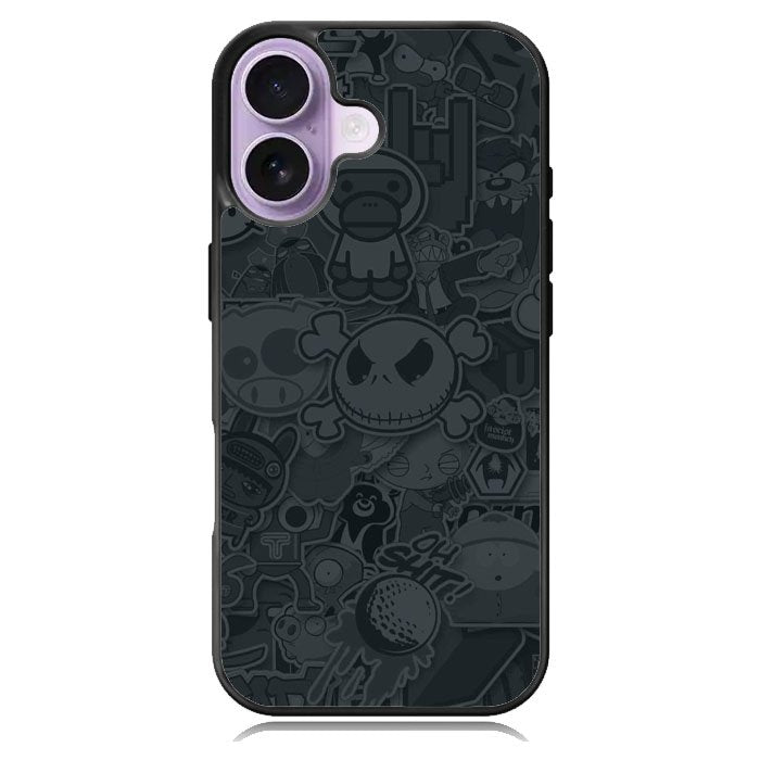 Graffiti Cartoon iPhone 17 Case OV11101