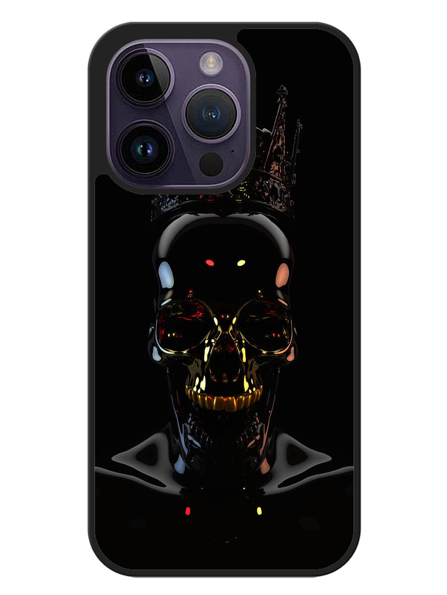 skull black iPhone 14 Pro Case OV11028