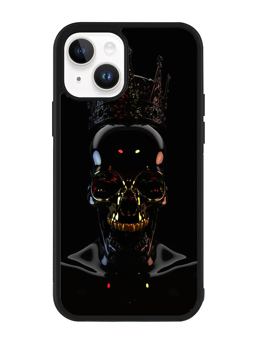 skull black iPhone 15 Plus Case OV11028