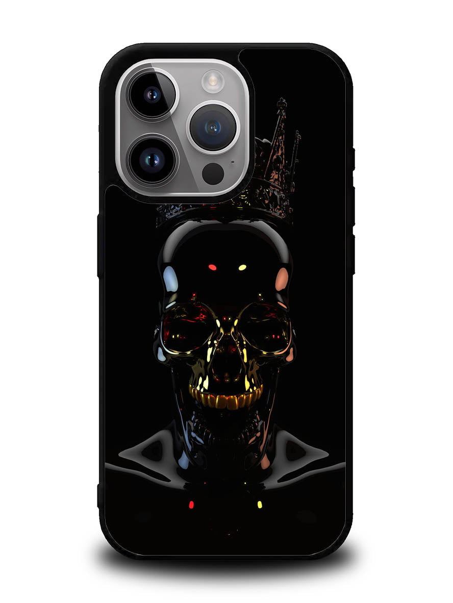 Skull Black iPhone 15 Pro Case