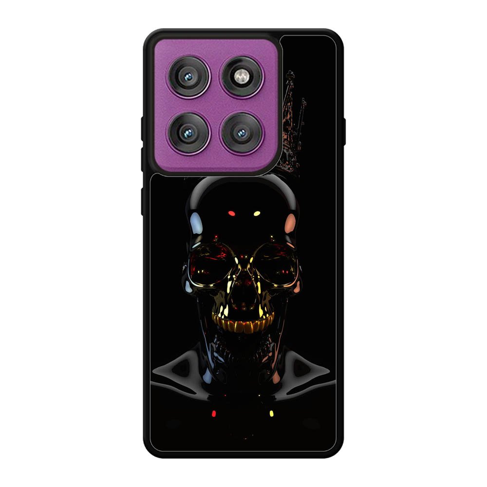 Skull Black Motorola Moto Edge 60 Pro Case