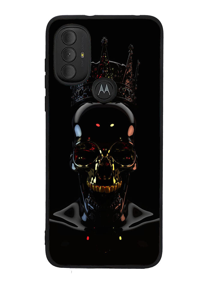 Skull Black Motorola Moto G Pure 2021 , Moto G Power 2022 Case