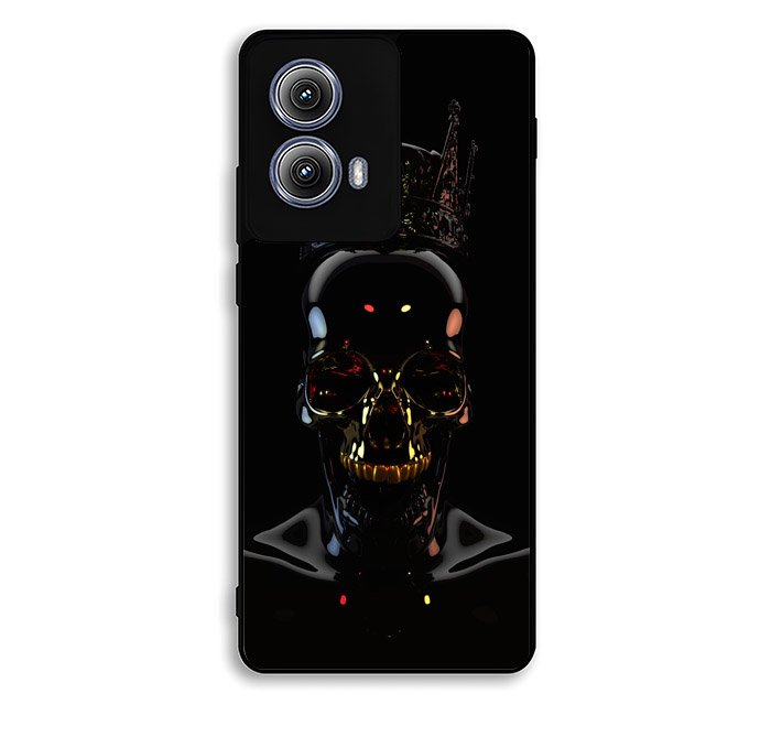 Skull Black Motorola Moto Edge 2024 Case OV3911