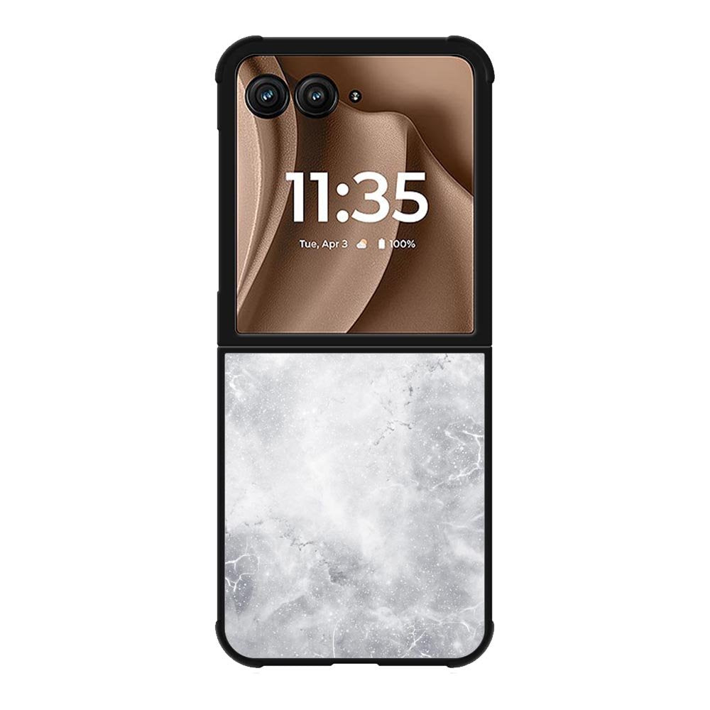 White Aesthetic Motorola Moto RAZR Plus 2025 Case OV10955