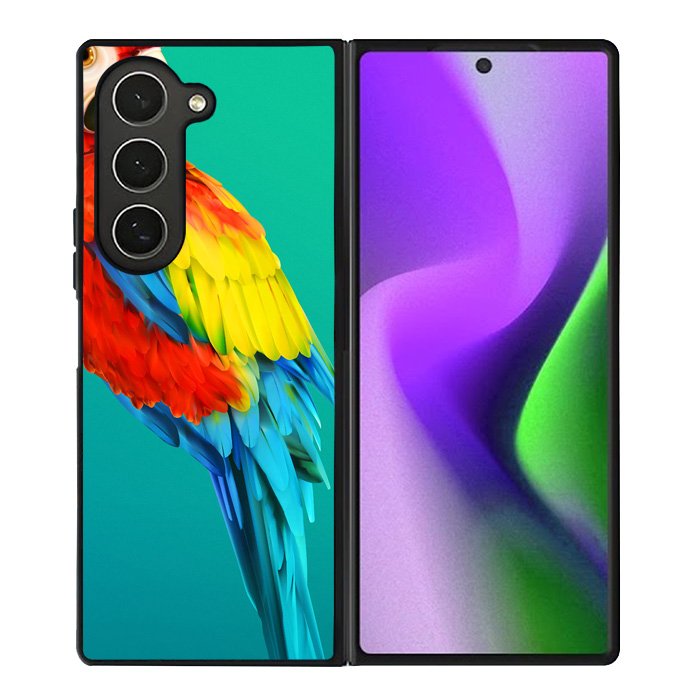 Parrot Samsung Galaxy Z Fold 6 5G 2024 Case OV10788