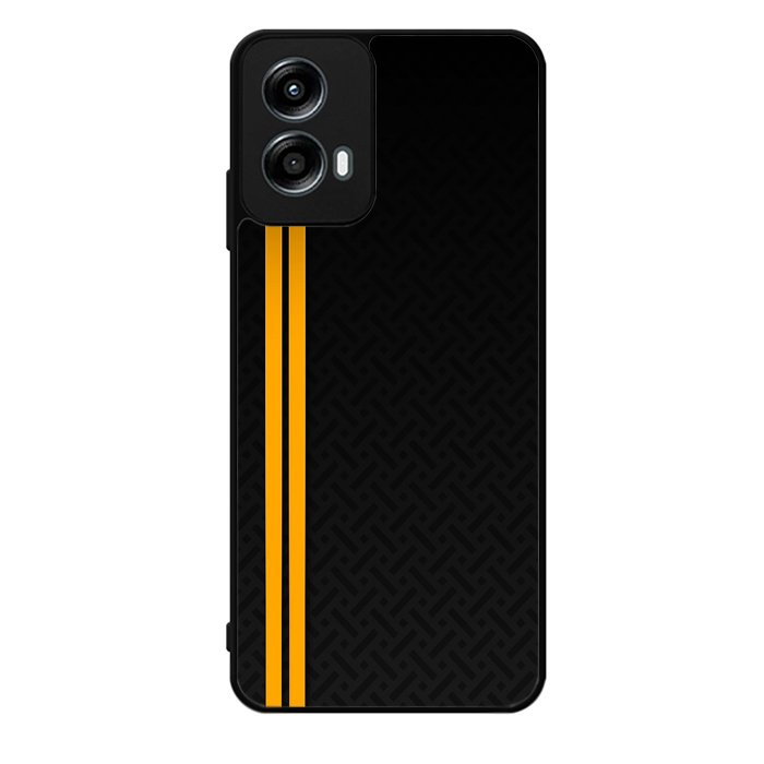 Abstract Yellow Lines Motorola Moto G Play 2024 Case OV10708