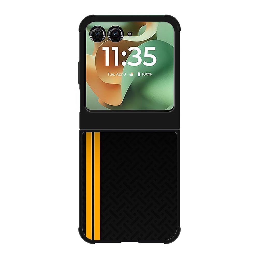 Abstract Yellow Lines Motorola Moto RAZR 2025 Case OV10708
