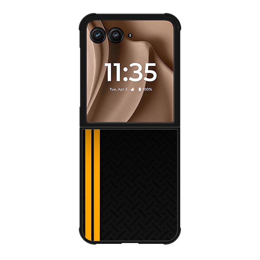 Abstract Yellow Lines Motorola Moto RAZR Plus 2025 Case OV10708