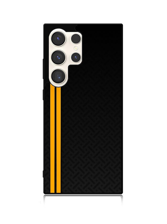 Abstract Yellow Lines Samsung Galaxy S24 Ultra 5G Case OV10708
