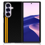 Abstract Yellow Lines Samsung Galaxy Z Fold 7 Case OV10708