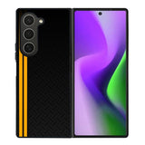 Abstract Yellow Lines Samsung Galaxy Z Fold 6 5G 2024 Case OV10708