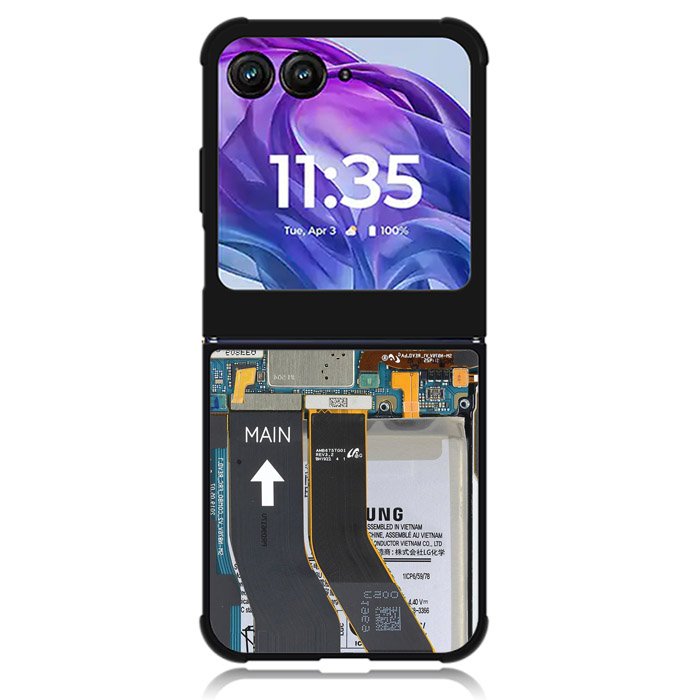 Inside electronics Motorola Moto Razr Plus 2024 , Moto Razr+ 2024 Case OV10879