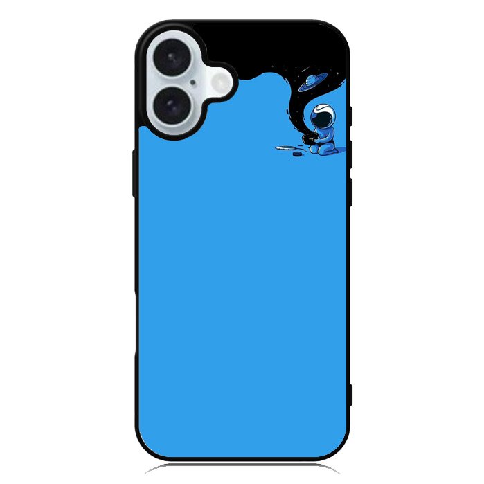 Blue Astro iPhone 16 Case QC10909