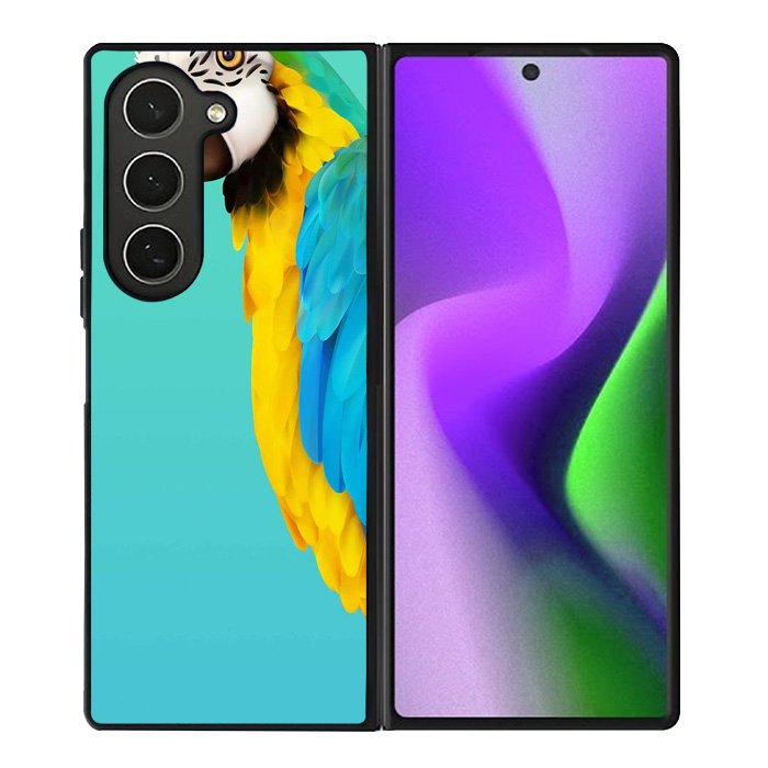 Parrot Samsung Galaxy Z Fold 6 5G 2024 Case OV10789