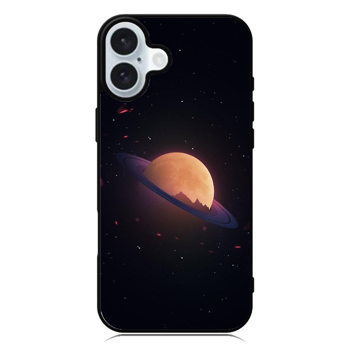 SATURN abstract iPhone 16 Case QC10807