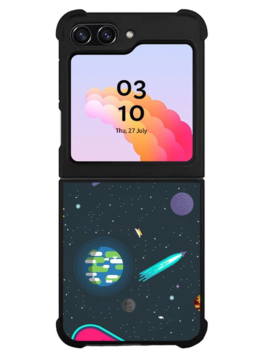Cartoon Galaxy Samsung Galaxy Z Flip 5 5G 2023 Case OV10675