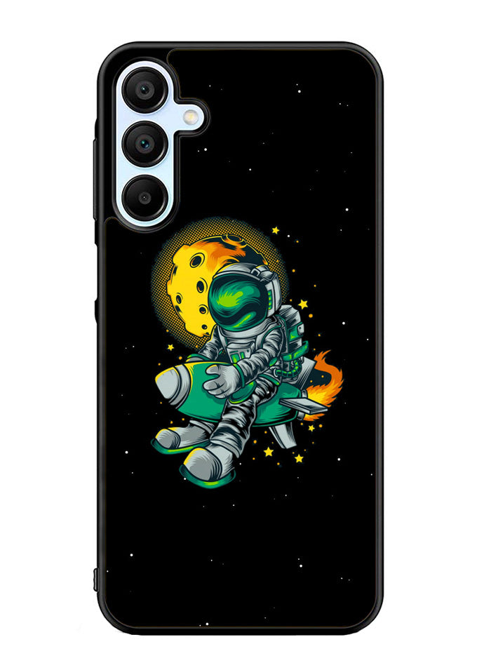 Astraunaut Black Samsung Galaxy A35 5G Case OV10638
