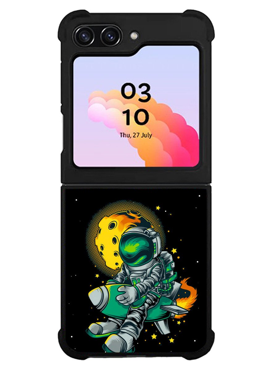 Astraunaut Black Samsung Galaxy Z Flip 5 5G 2023 Case OV10638
