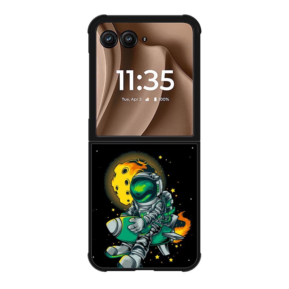 Astraunaut Black Motorola Moto RAZR Plus 2025 Case OV10638
