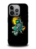 Astraunaut Black iPhone 16 Pro Case OV10638