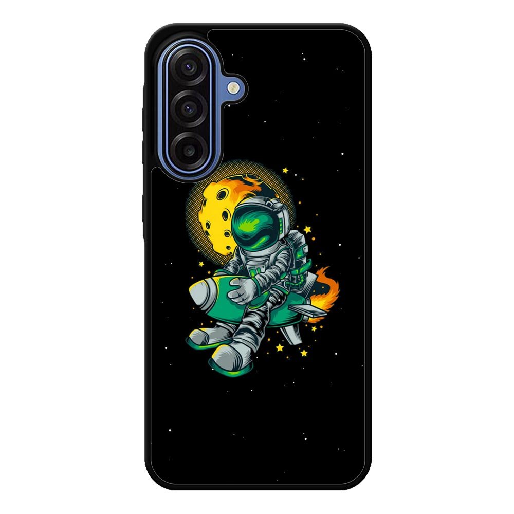 Astraunaut Black Samsung Galaxy A17 Case QC10638